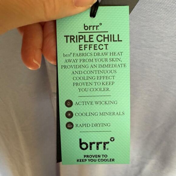 Greyson Brrr Golf Polo Shirt Mens Blue S/S Keep Cooler L Athleisure Performance - Picture 2 of 12